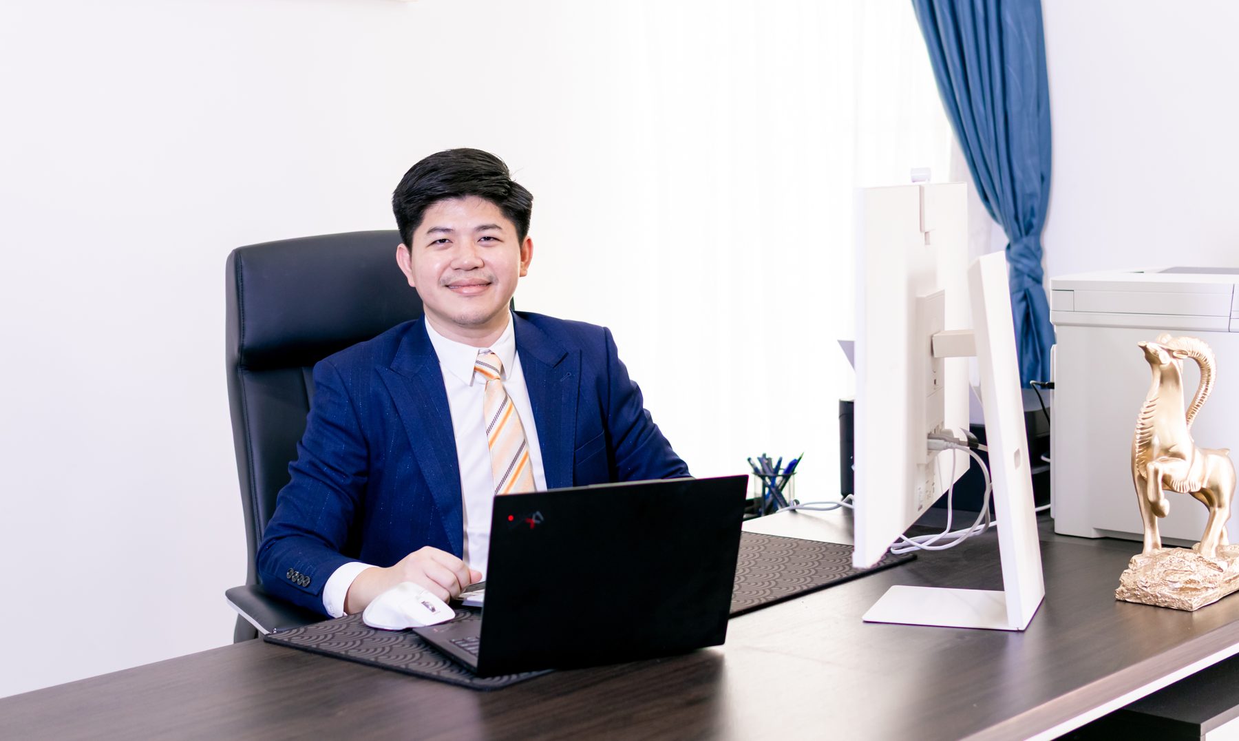 Accounting documents on a desk